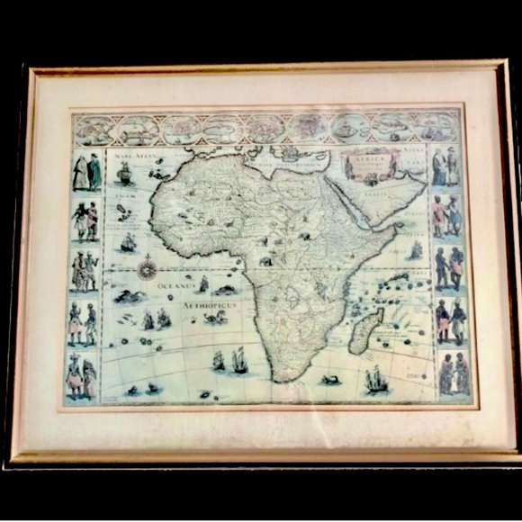 African Nova Framed and matter Wall Art - Picture 1 of 7